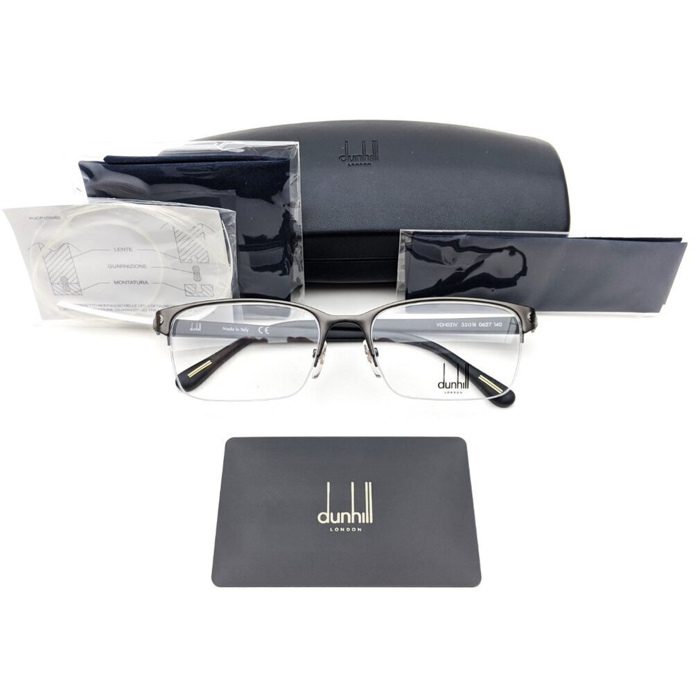 🕶️Made in Italy! Dunhill VDH021V Eyeglasses 55/18 140 | ALT228🕶️